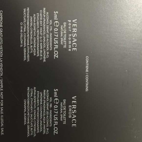 VERSACE!-NEW FRAGRANCE SET(4 PC SET) - Picture 7 of 8